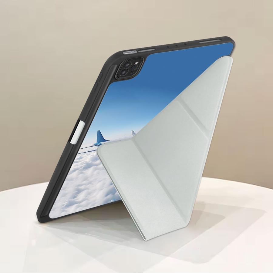 Holder Cover Tablet Case For iPad Mini 6 7 Air 4 5 M3 M2 1 2 M4 11inch Pro 11th 10th 9th 8th 7th 12.9inch Pro 2025 Blue Sky