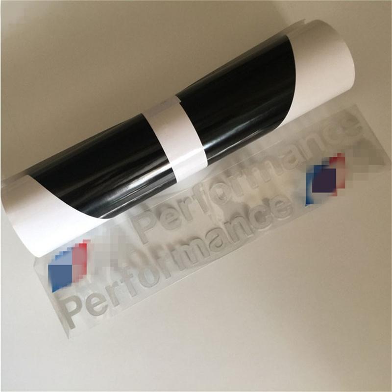 2 Pcs 2.05M Black Performance Side Skirt Stripe Stickers For BMW E90 E91 E92 E93