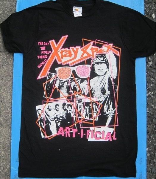 Перепечатанная футболка группы X-Ray Spex, футболка панк-рок группы 16D398 Унисекс Футболка XXXL