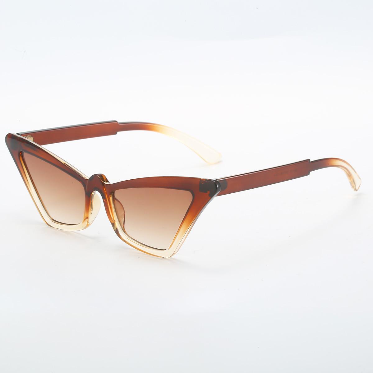 

Vintage Cat Eye Sunglasses for Women Luxurious Fashionable Brand Style Female Sun Eyeglasses Punk Unisex Stylish Shades UV400 Glasse Daily Wear