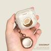 Summer coconut earphone case is suitable for airpodspro3 second generation airpods4/2 apple case transparent