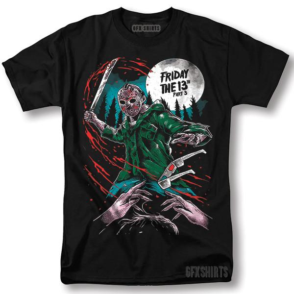 

Джейсон Вурхиз Пятница 13-е 90-е Фильм ужасов Винтажная Футболка с графическим дизайном 3XL