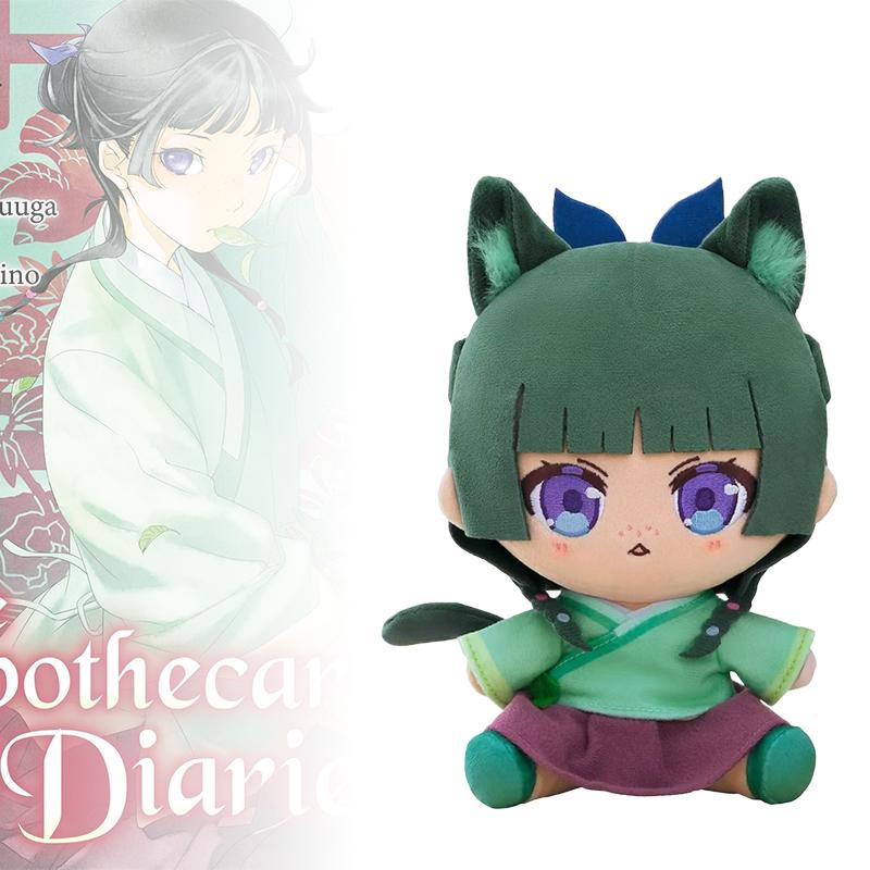 18CM Cartoon Anime The Apothecary Diaries Plush Toy Maomao Soft Cotton Hugging Pillow Cute Game Anime Figure Peripheral Kid Gift