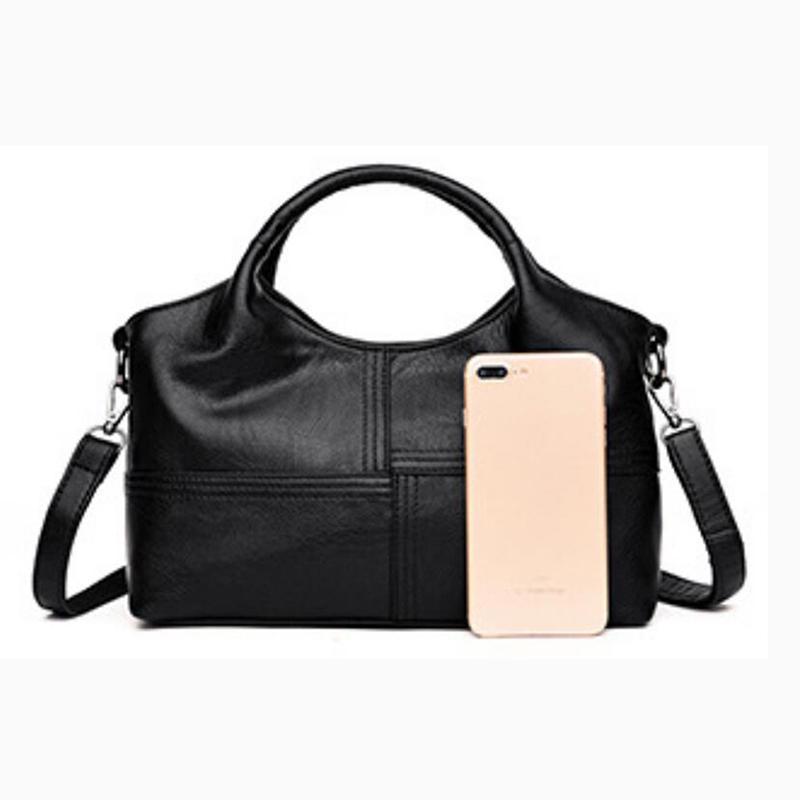 Weiche PU Leder Handtasche Hohe Qualität Frauen Tasche Casual Weibliche Messenger Tasche Solide Schulter Tasche Damen Umhängetasche
