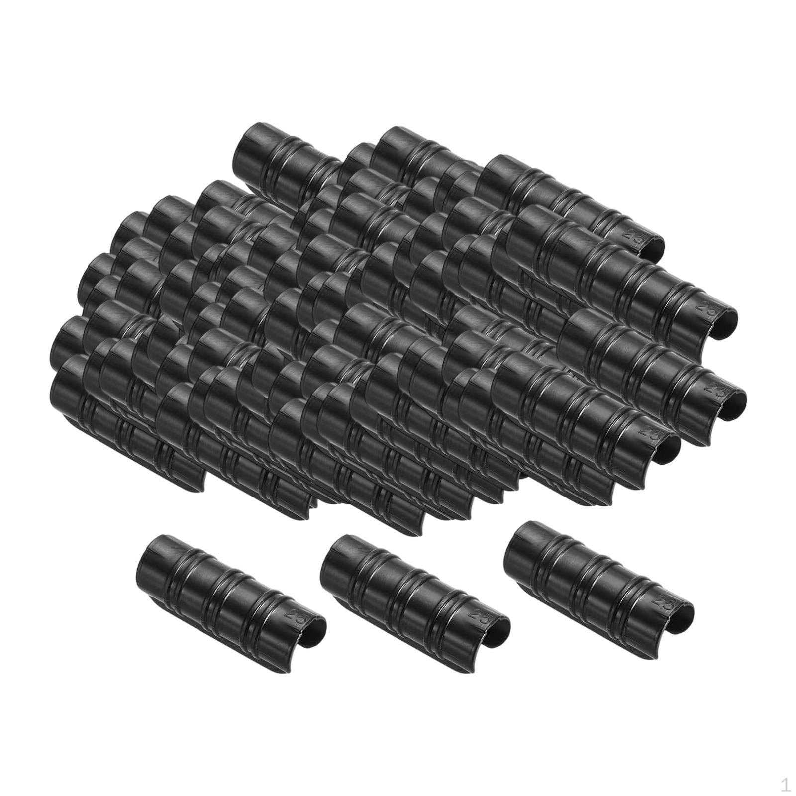 

100Pcs Greenhouse Frame Tubes Clamps Reusable Versatile Connector for Gardening Farming