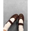 French Flat-soled Ballet Shoes Women's Spring New Versatile Comfortable Shallow Mouth Round Head Mary Jane Single Shoes