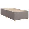 VidaXL Cadre de lit sans matelas taupe 90x200 cm tissu 3284705
