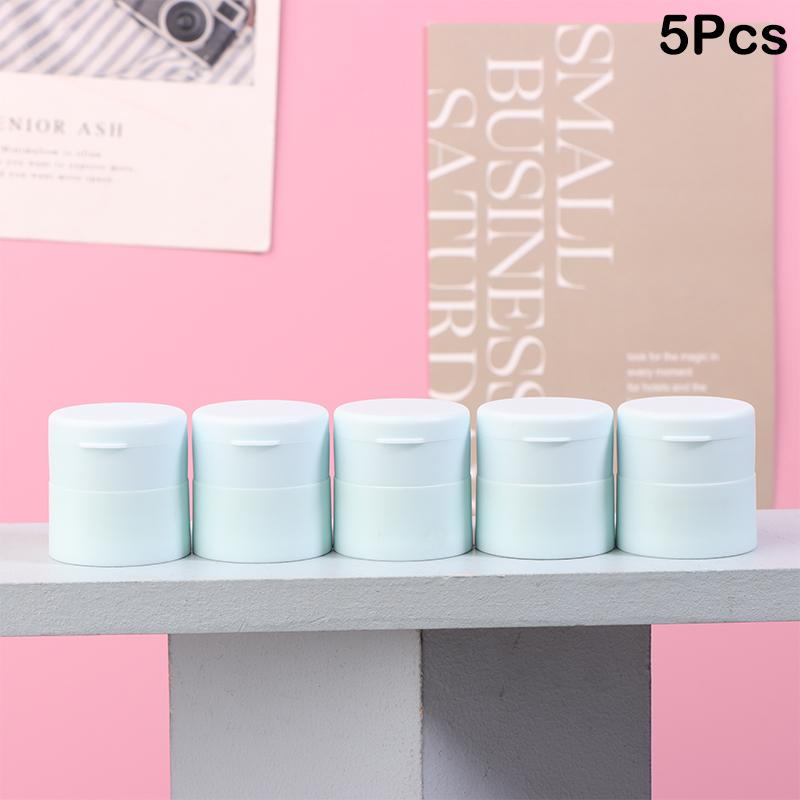 

Косметическая банка для лосьона с двойной стенкой, белая, синяя, черная, прямая сторона, контейнер для крема, многоразовые бутылки для крема для тела синий