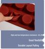Cylindrical Cake Silicone Mold for Baking and Chocolate Desserts