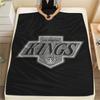 LA Kings Printed Flannel Blanket, soft throw for bedroom sofa, washable, Christmas present, great gift.