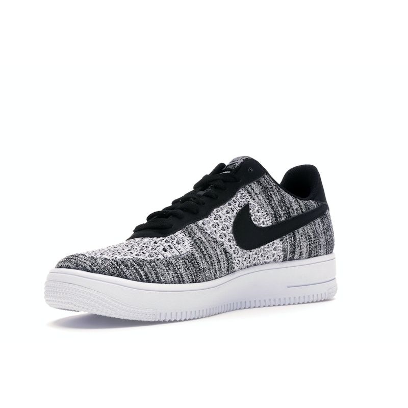 Nike Air Force 1 Flyknit Low 2.0 Oreo Unisex Sneakers Black Pure-Platinum-Black-White AV3042-001