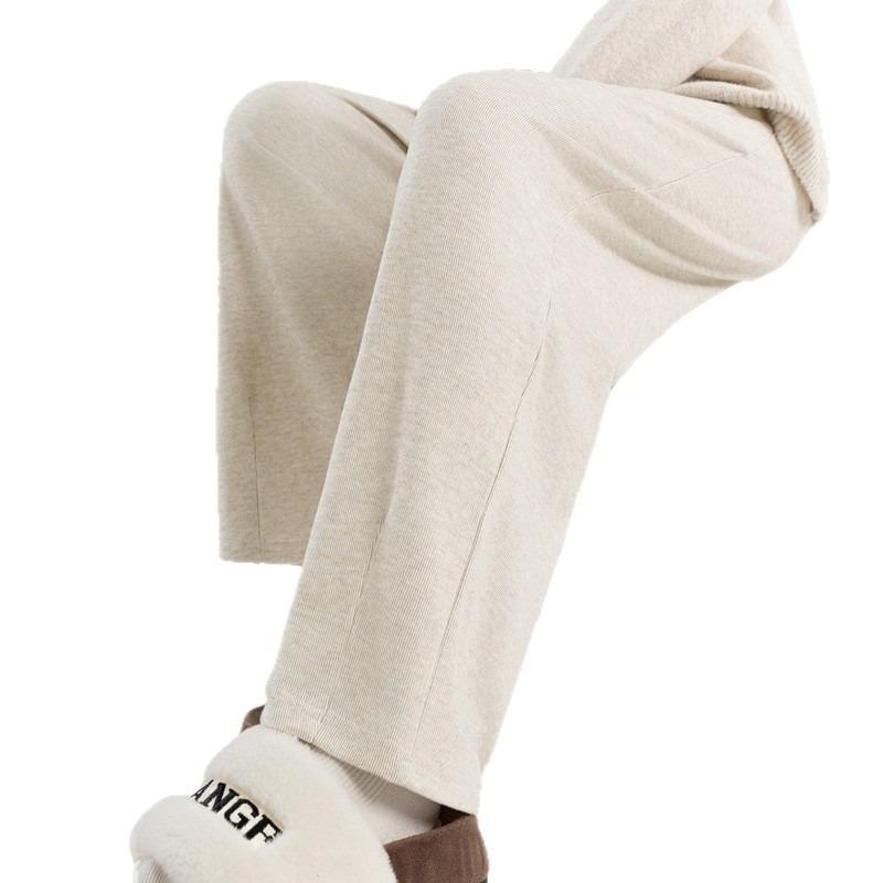 Maternity pants spring and autumn wear new glutinous rice pants do not restrain the belly small wide leg pants maternity clothing autumn