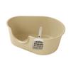 Cat Litter Box Portable Deep Loo Large Space Bedpan Open Top Pet Tray
