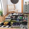 Juventus Customize Your Name Carpet Suitable for Playrooms Living Rooms Dining Room Balcony Antislip Carpet Anime Office Decor Wedding Party Gift