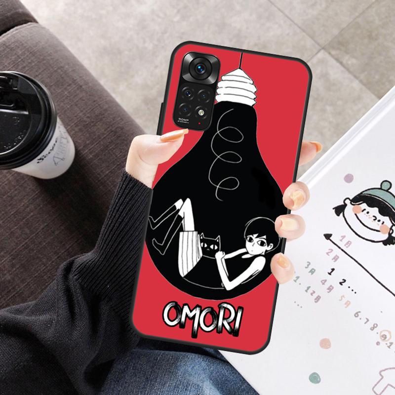 Omori Case For Xiaomi Redmi Note 11 10 9 8 12 Pro 10S 11S 12S Cover For Redmi 9 10 10A 9C 10C 12C