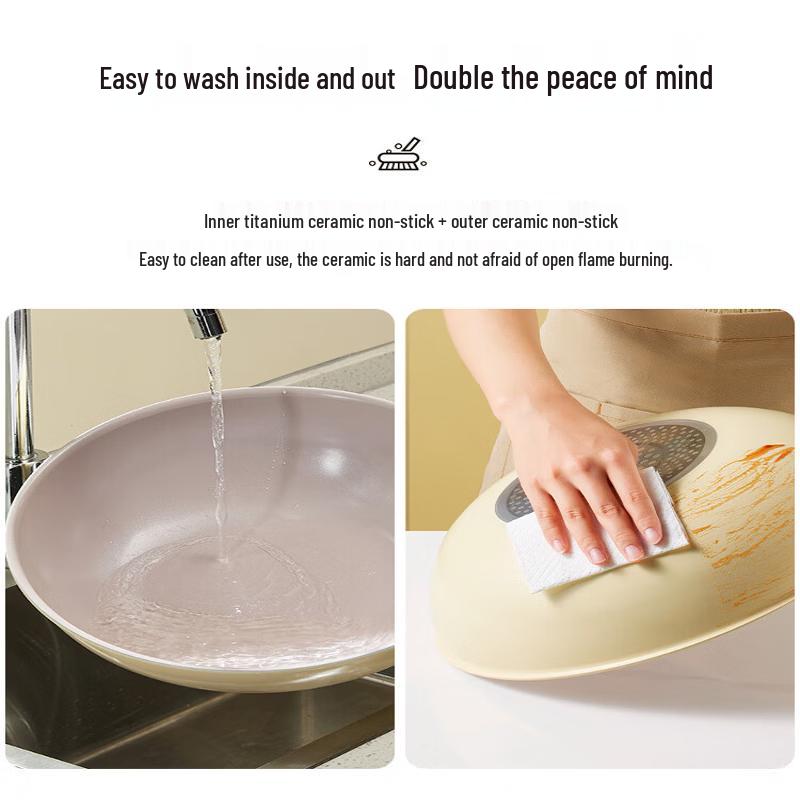 COOKER KING Non-Stick Ceramic Stir-Fry Pan