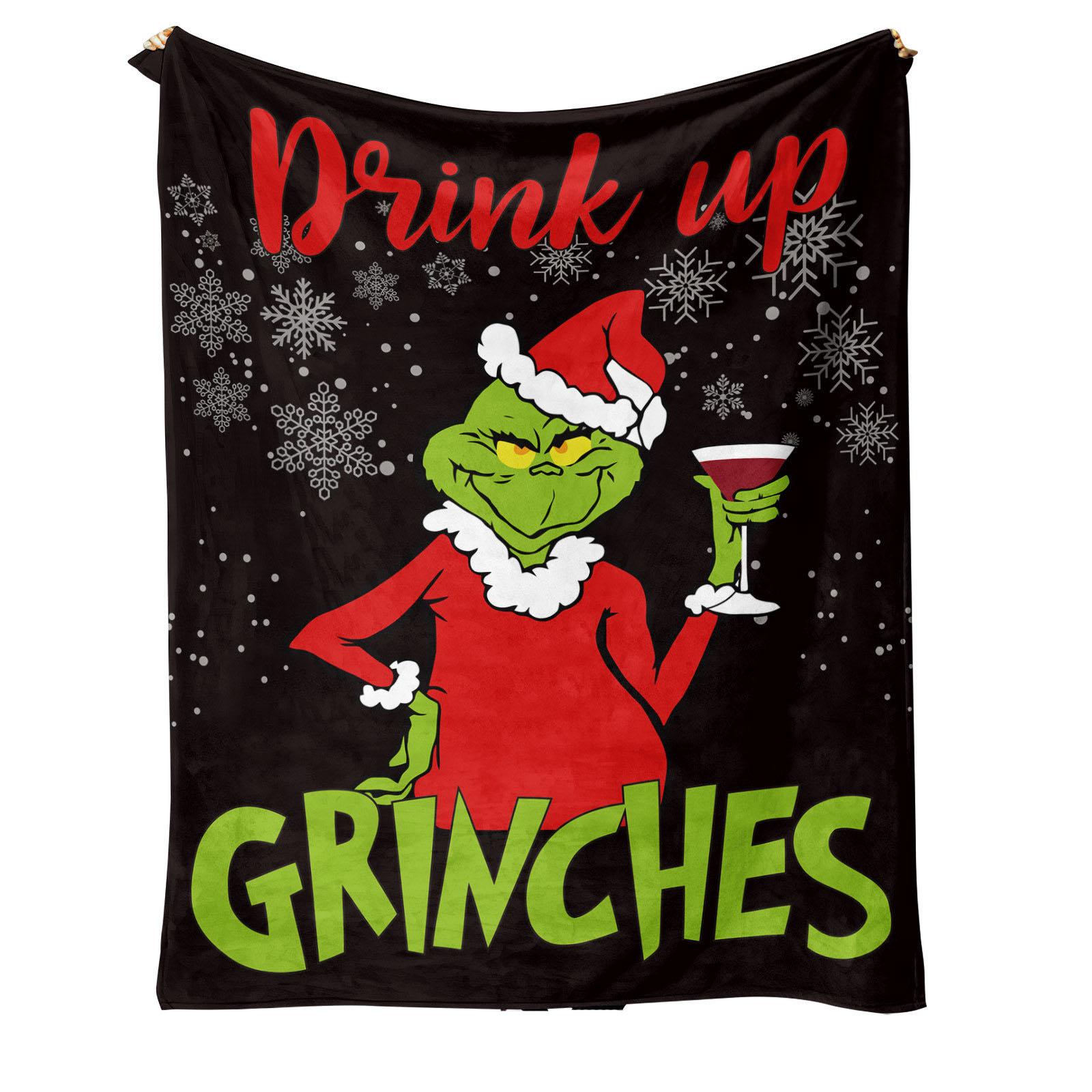 

Flannel Blanket Christmas Personalized Blanket Digital Print Blanket One Size