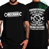 Funny Mechanic T Shirt Gift for Mechanic Men's T-shirt Short Sleeve Cool Design Street Men Tshirts Automotive Mechanic Shirts