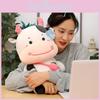 Cow Fruit With Backpack Plush Toy Cartoon Stuffed Animal Doll Decoration Gift