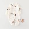 Pure Cotton Baby Romper: Spring/Autumn, Snap Crotch, Unisex, Class A