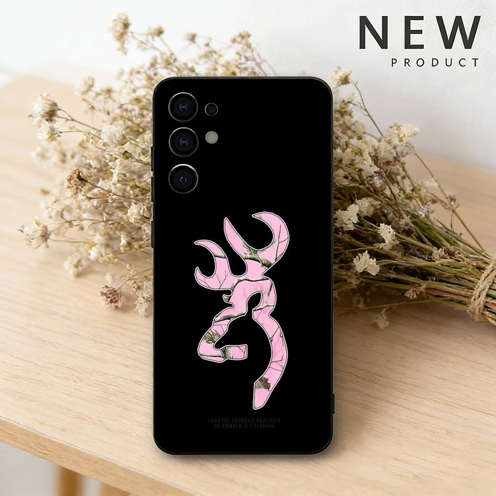 

B-browning phone Case For Samsung S26,25,24,21,22,23,30,20,Ultra,Plus,Fe,Lite Black Soft Cover Samsung S26ULTRA