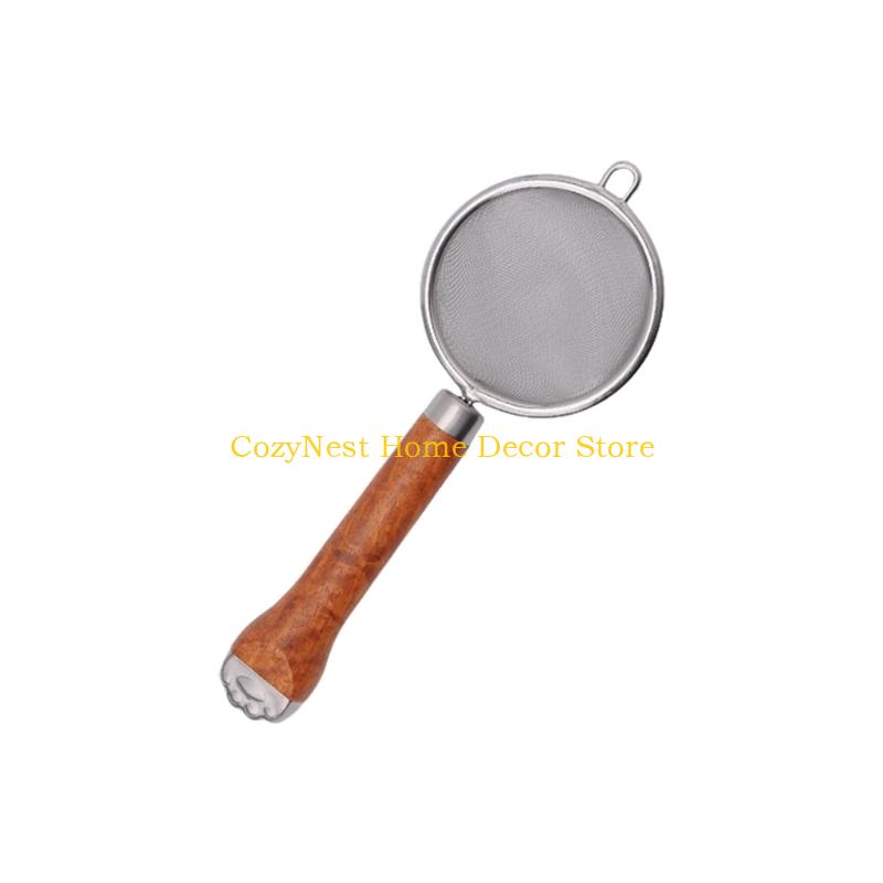 

92MF Professional Nonrust Steel Cats Claw Flour Strainer Fine Meshes Baking Tool For Home Kitchens Use