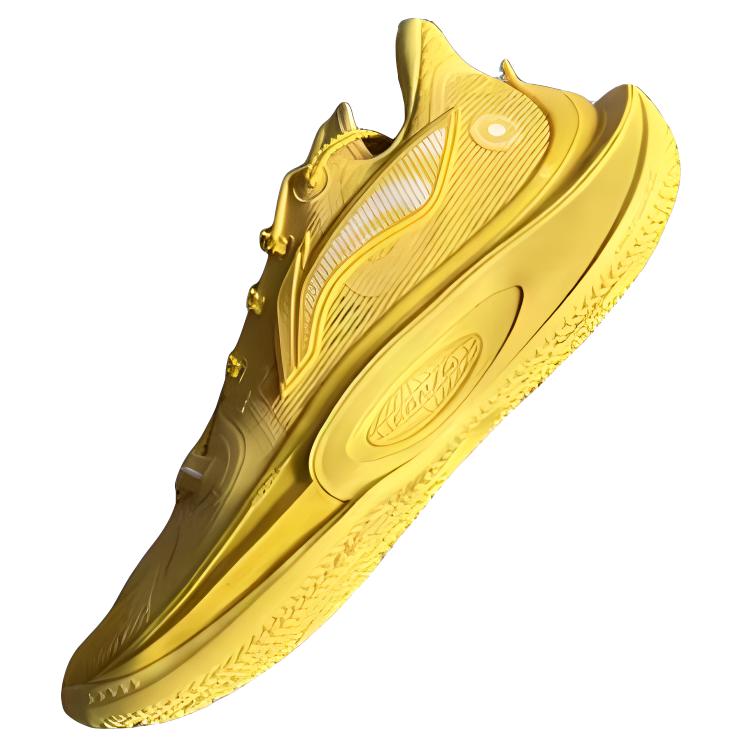 Li Ning Sonic 11 Comfortable Versatile Shock Absorption Non-Slip Wear-Resistant Low-Top Basketball Shoes Men sneaker Yellow ABAT021-9