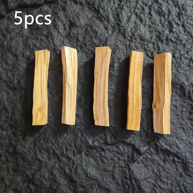 

Y 10cm Palo Santo Natural Incense Sticks High Oil Content of Old Material Purifying Healing Stress Relief Scented Aromatherapy 5pcs