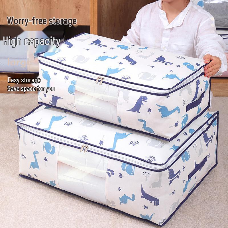 Large-Capacity Moisture-Proof Zip Quilt Storage Bag for Bedding & Clothes