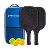 Lightweight Pickle Ball Rackets Honeycomb Core Pickleball Paddle Set  Outdoor Sports