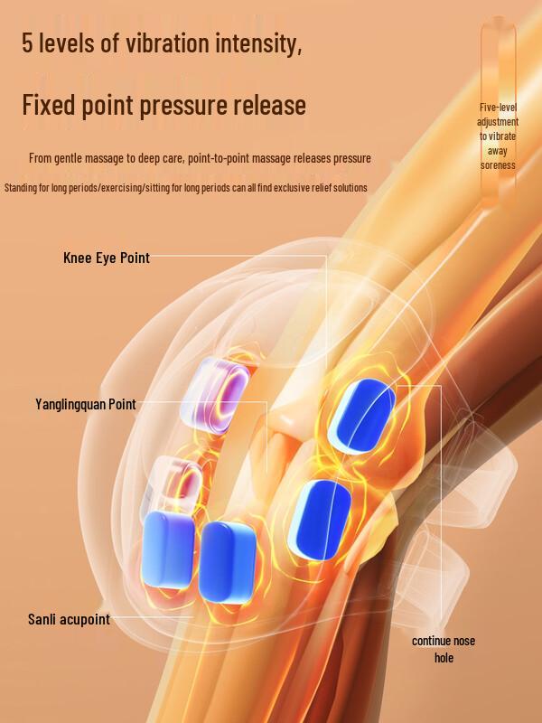 Aux Electric Heated Knee Massager