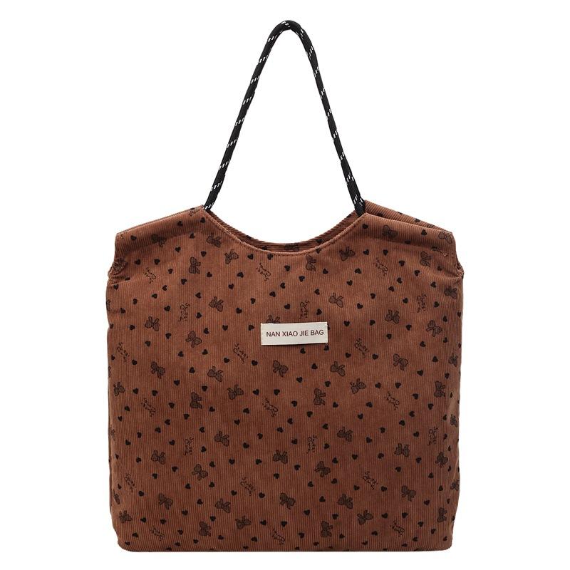 Lazy Style Large-capacity Single-shoulder Tote Bag for Student Commuting To Class