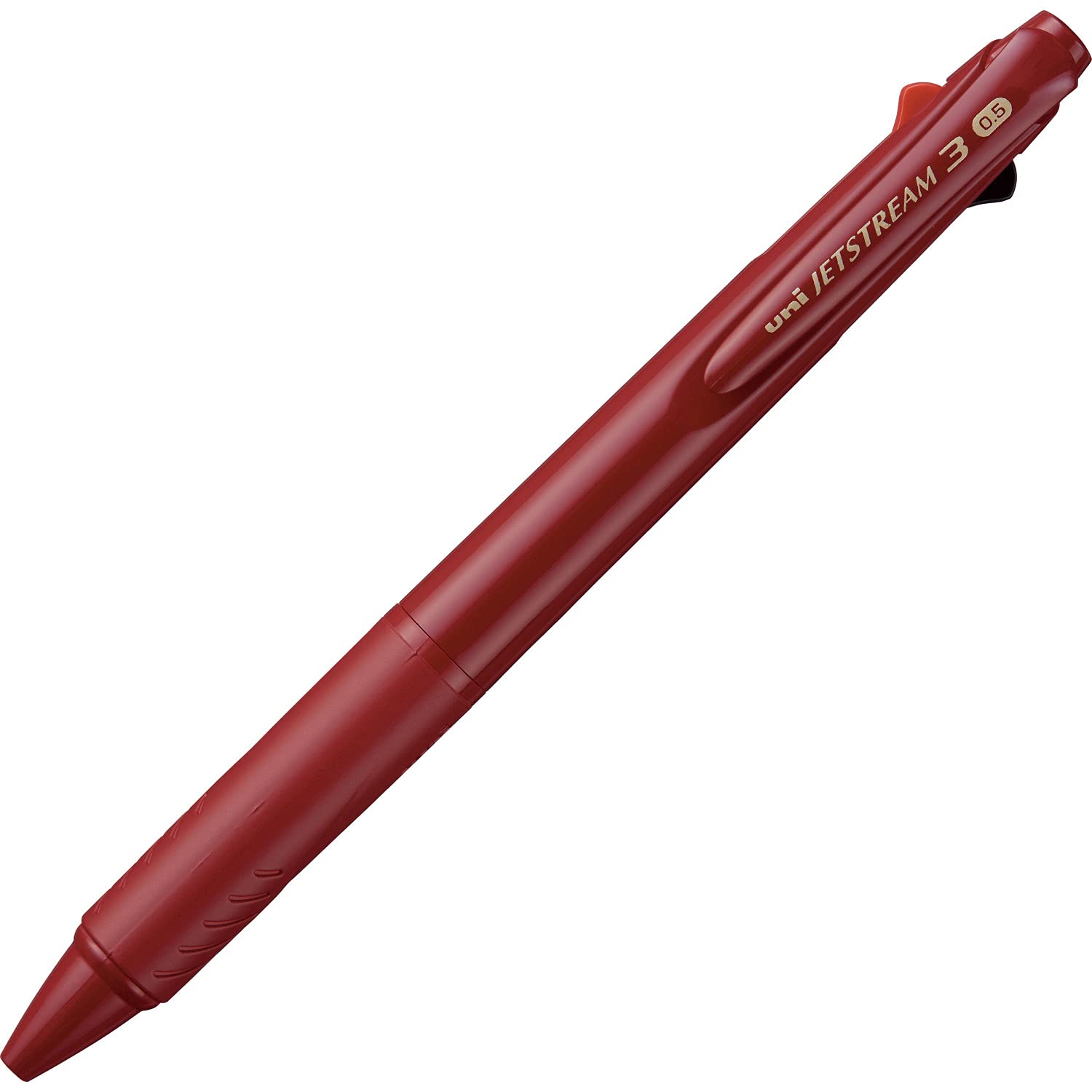 

Mitsubishi Pencil ballpoint pen Jetstream Limited edition Happiness color Garnet red Easy to write 3-color 0.5 SXE340005.GR