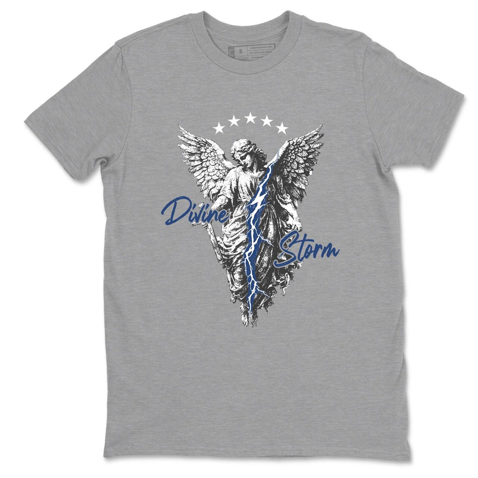 Divine Storm Angel Graphic T-Shirt – Streetwear Tee 2XL