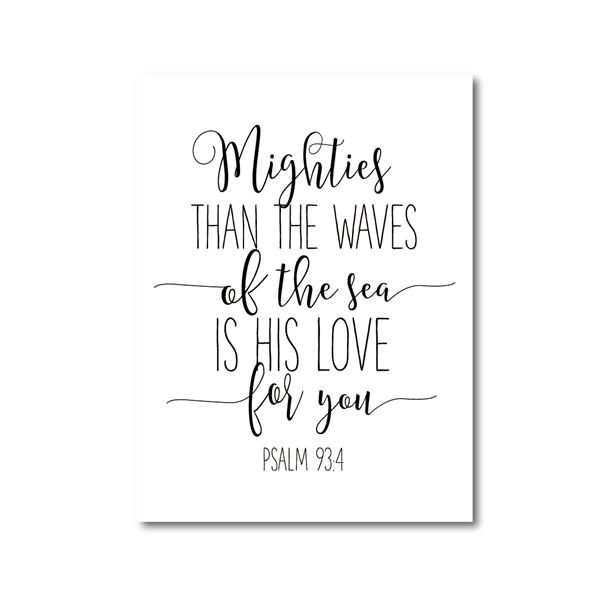 Bible Verse Psalm 91:4 Poster Canvas Art Prints , Birds Feathers Scripture Christian Quotes Canvas Painting Wall Art Home Decor