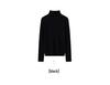 2026 Spring/Summer Korean Style Slim Fit 100% Wool High Neck Solid Knit Sweater