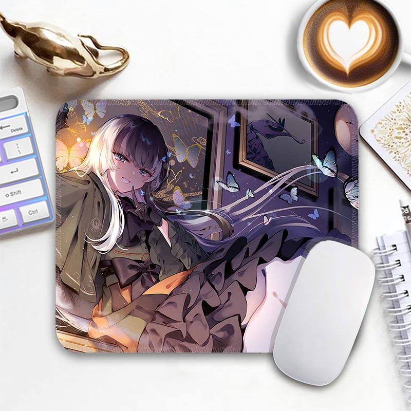 Anime Kawii Standard Mouse Pad Virtual Idol Gamer Mouse Mat J_Juufuutei Small Gaming Mousepad Travel Mouse Mat Non-Slip Mousemat