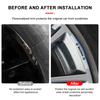 4Pcs Aluminum Car Wheel Hub Badge Sticker Tire Rim Decor Decal for Skoda SCALA Superb Octavia 2 3 A4 A5 Fabia Kamiq Kapoq Kodiaq Rapid