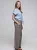 WOMEN' LINEN TROUSERS WITH ELASTIC WAIST