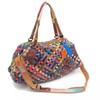 Bags Women'S Bags Color Woven Sheepskin Shoulder Messenger Bags Large Capacity Tote Bags