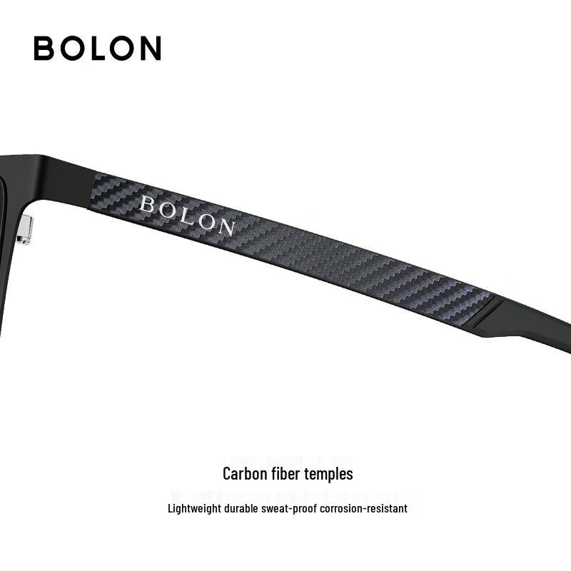 Bolon Men's BL8119 Polarized Square Frame Sunglasses