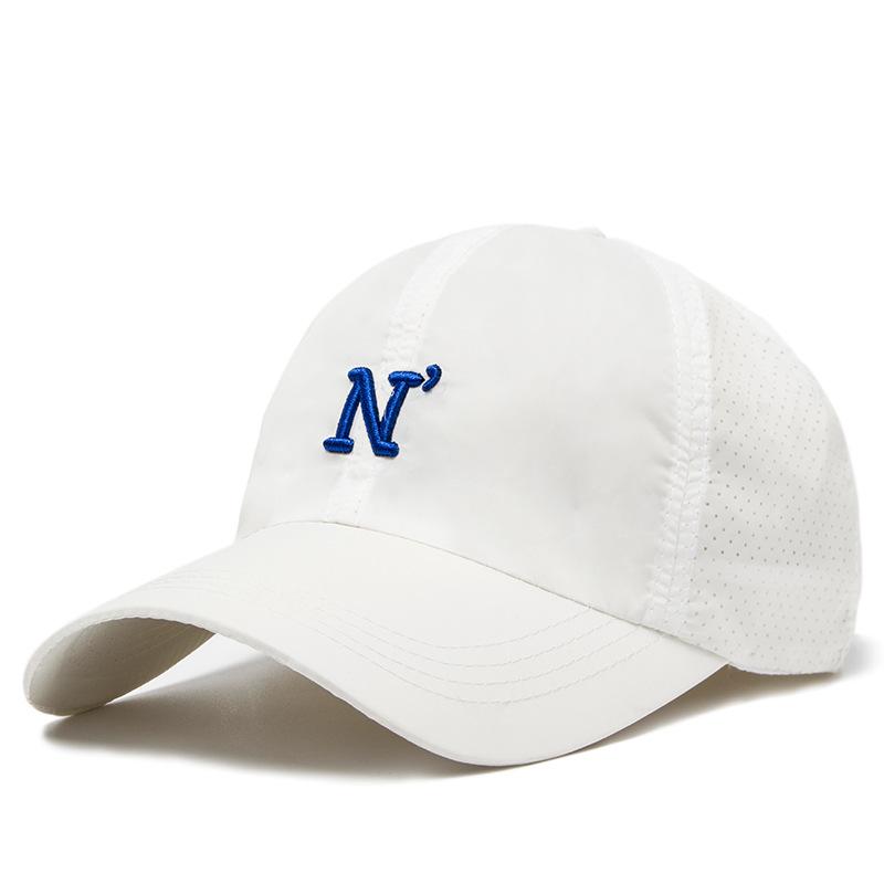 Unisex Simple Letter Embroidery Snapback Quick-drying Baseball Cap Spring and Summer Outdoor Adjustable Casual Hats SunscreenHat