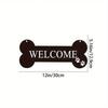 Heartbeat Metal Wall Decor Pet Lover Gift Home Garden Art Statue