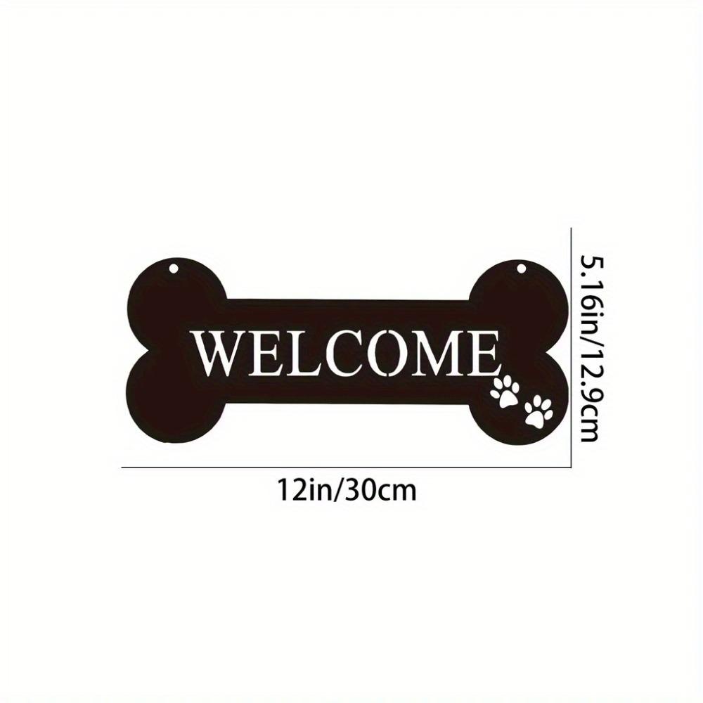 Heartbeat Metal Wall Decor Pet Lover Gift Home Garden Art Statue