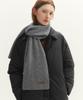 MARIE CLAIRE Wool Knit Square Scarf (Mafdsc02Mgy)