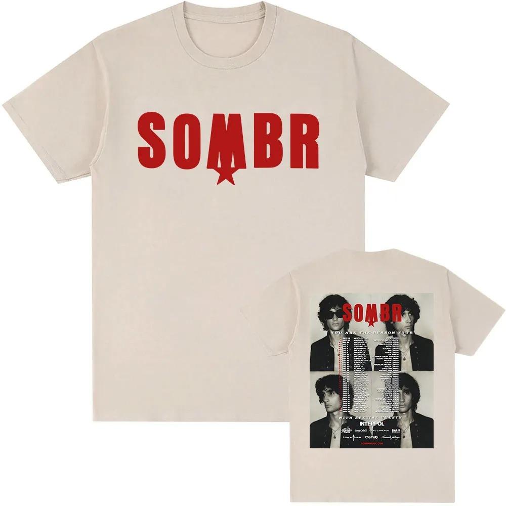 2026 Heißer Verkauf Sommer Mode Trendig Baumwolle Unisex Y2k T-Shirt Sombr Du Bist Der Grund Tour 2026 T-Shirt Oversized Mode Tour Tee Fans Geschenke