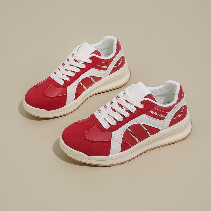 Fashion Women Shoes 2025 Spring New Fashion Breathable Non Slip Women Casual Sport Shoes Comfortable Height Increase Sewing Running Shoe