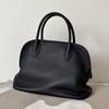 THE * RO New Shell Bag Top Cowhide Agnes Bowling Folded Bag Retro Handheld Girl Bag