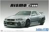 Aoshima Bunka Kyozai Maßstab The Model Car Serie 34 Nismo BNR34 Skyline 2004 Plastikmodell 1/24 Nein. GT-R Z-tune