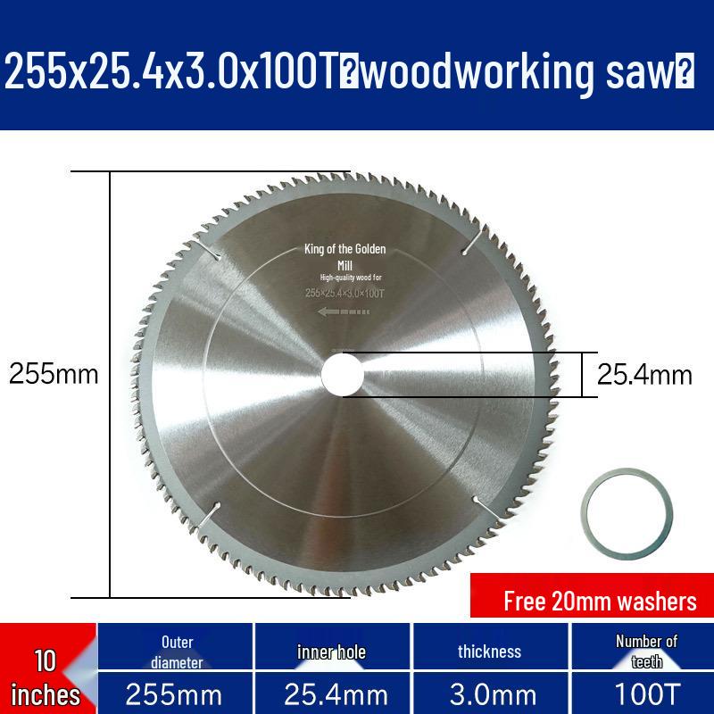 10-Inch Wood and Marble Diamond Saw Blade for Circular Saws